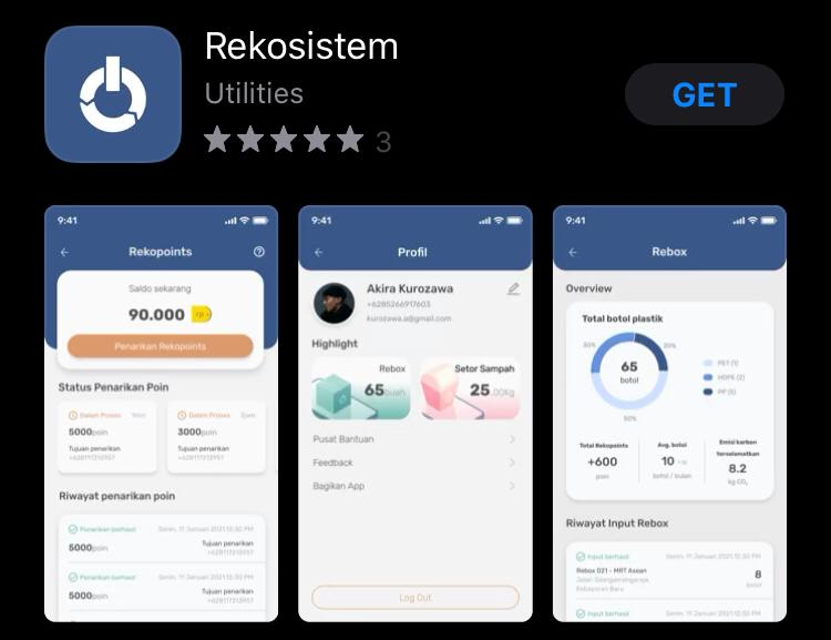 Aplikasi Rekosistem- App Store