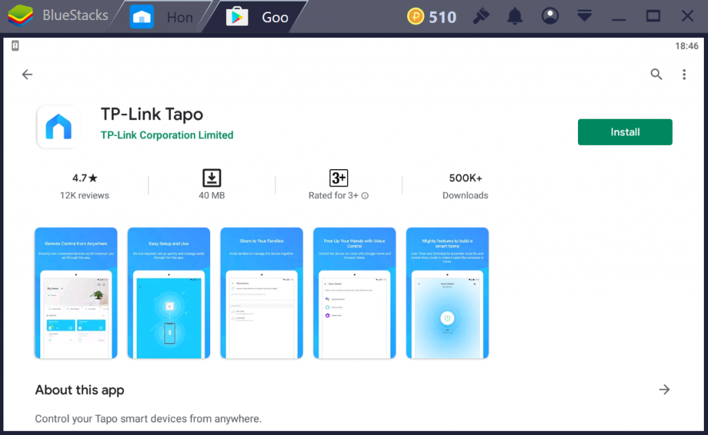 Tapo app/ist
