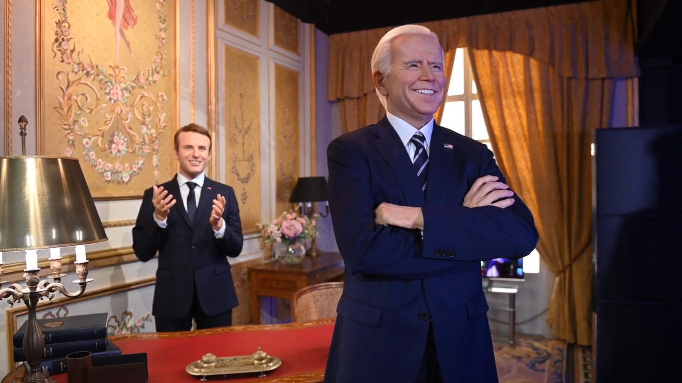 Patung lilin Presiden AS Joe Biden (Dok. Grévin Paris)