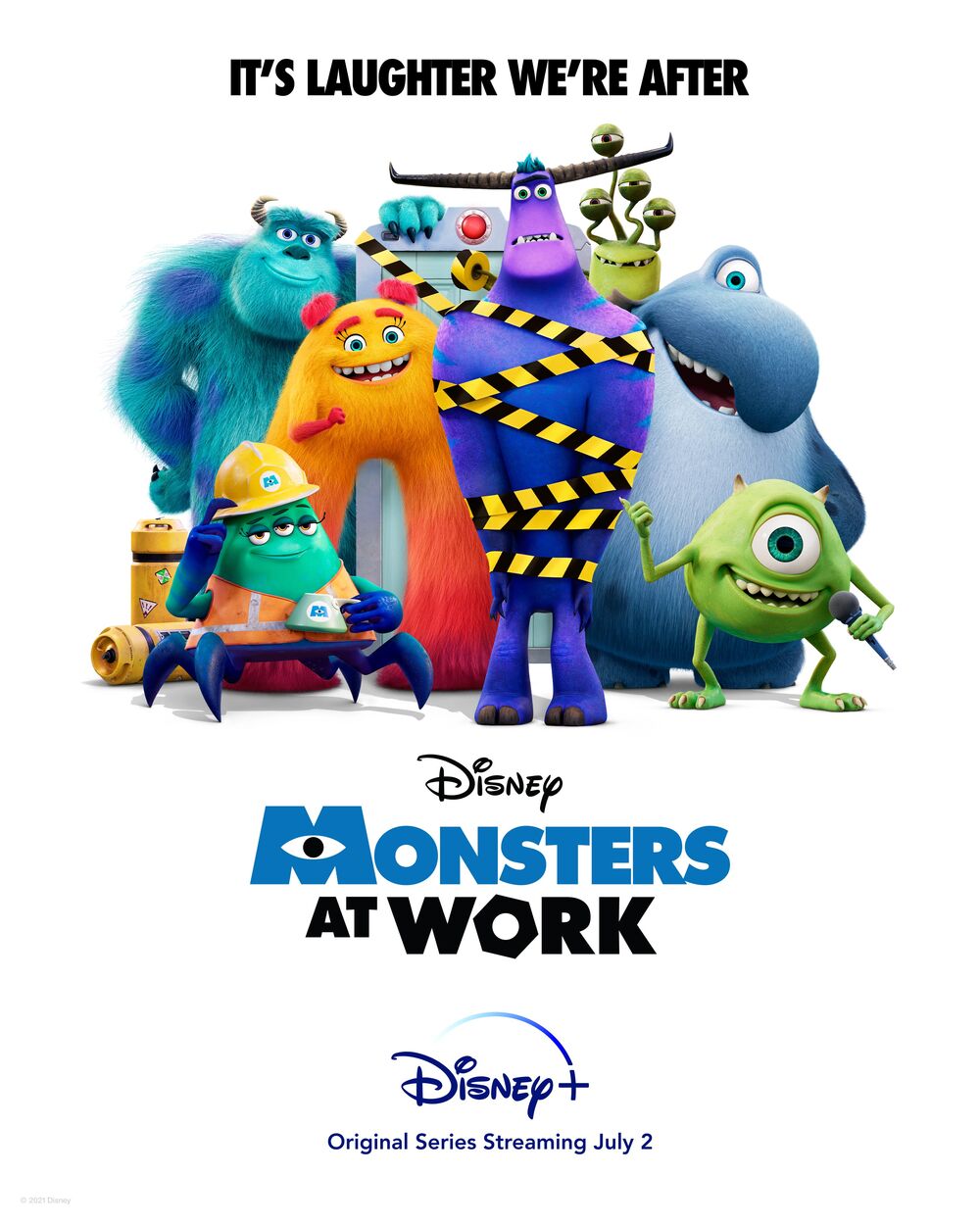 Poster serial televisi Monsters at Work. (Dok. Disney)
