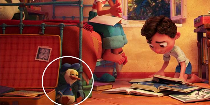Boneka Donal Bebek di kamar Giulia Marcovaldo (Dok. Pixar)
