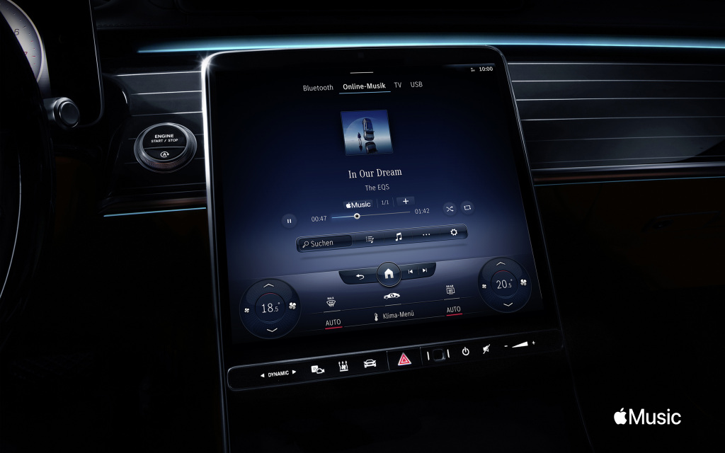 MBUX display di Mercedes EQ, EQS, Mercedes-Benz C-Class dan Mercedes-Benz S-Class. (Dok. Mercedes-Benz Classic Archives)