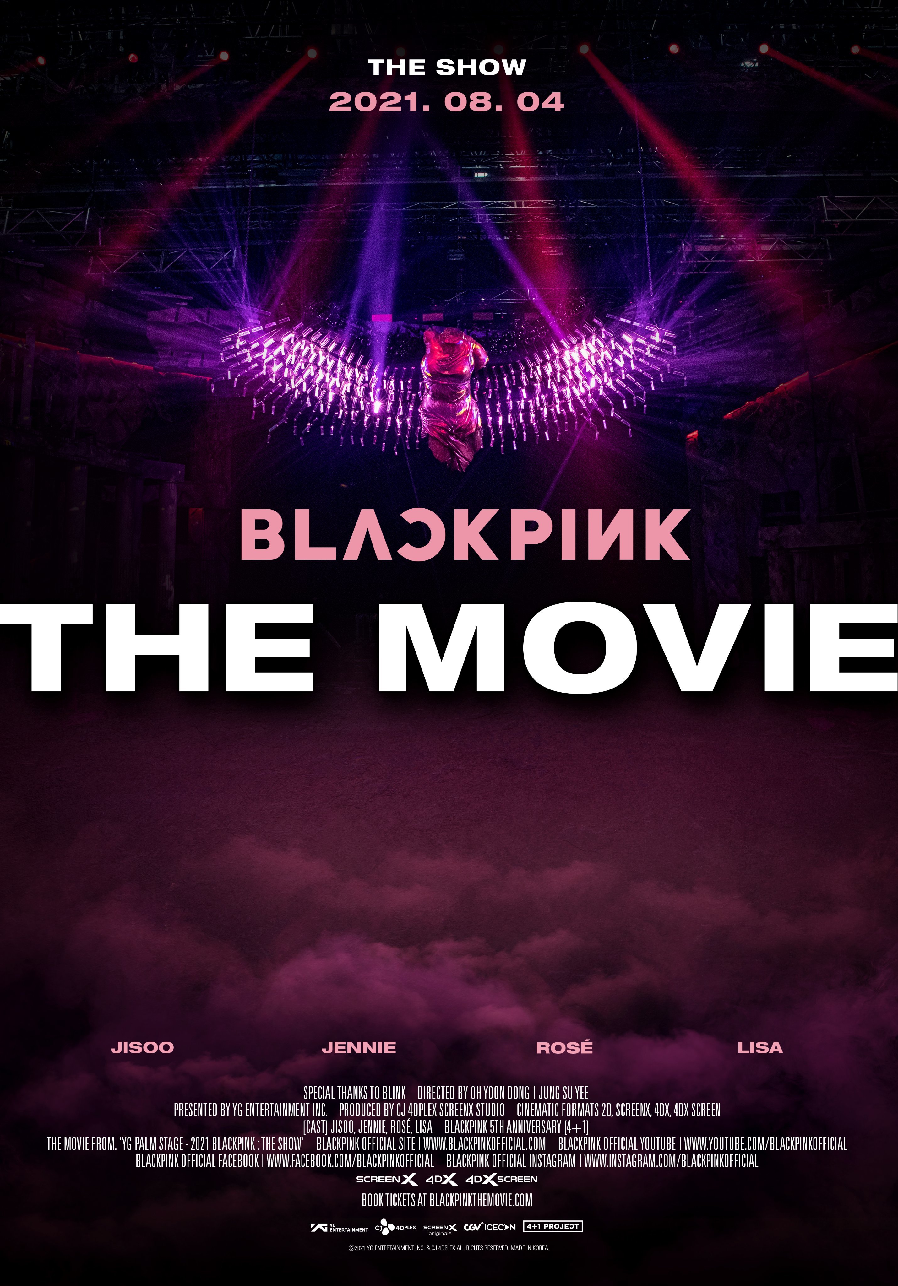 Poster film BLACKPINK The Movie. (Dok. YG Entertainment)
