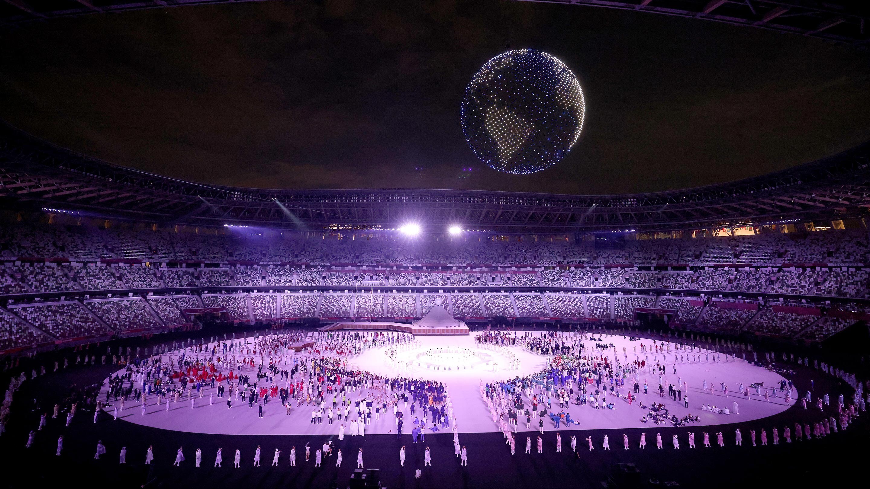 Cuplikan pembukaan Olimpiade Tokyo 2020 di Stadion Tokyo (Dok. Situs resmi Olympics)