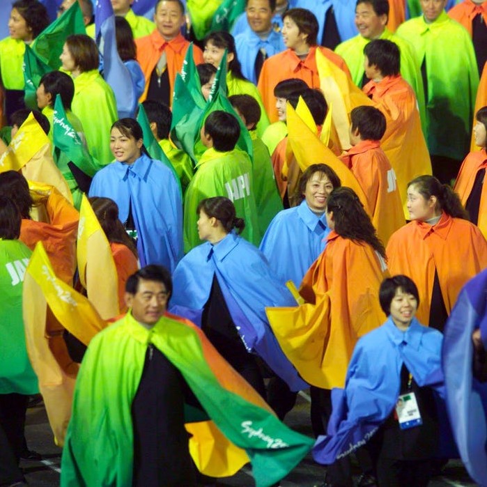Tim Nasional Jepang pada Olimpiade 2000 dan 2004. (Dok. Insider, Phil Walter, Stuart Franklin / Getty)