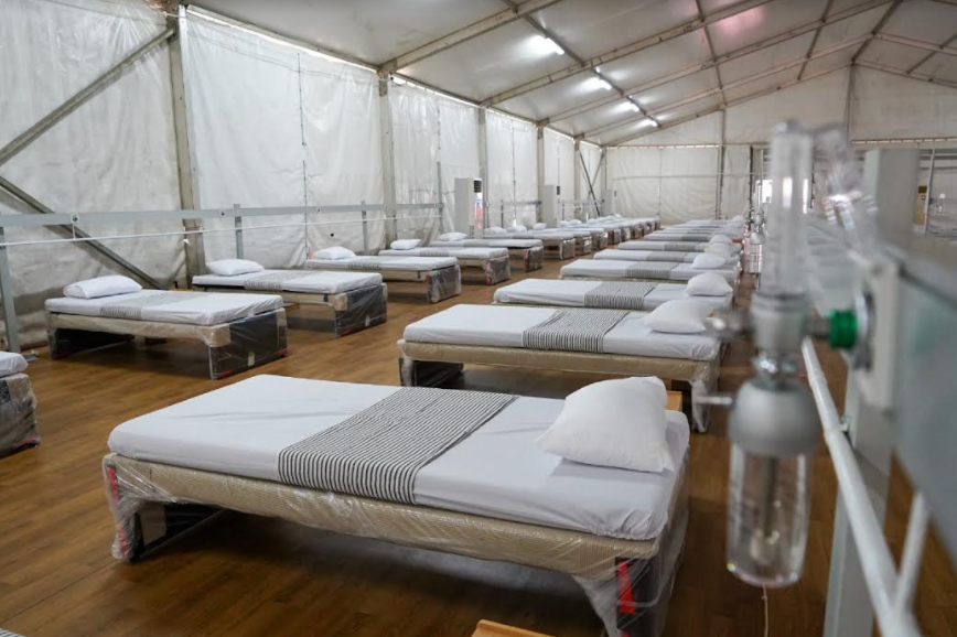 Ketersediaan tempat tidur pasien di Rumah Oksigen Gotong Royong (Dok. Rumah Oksigen) 