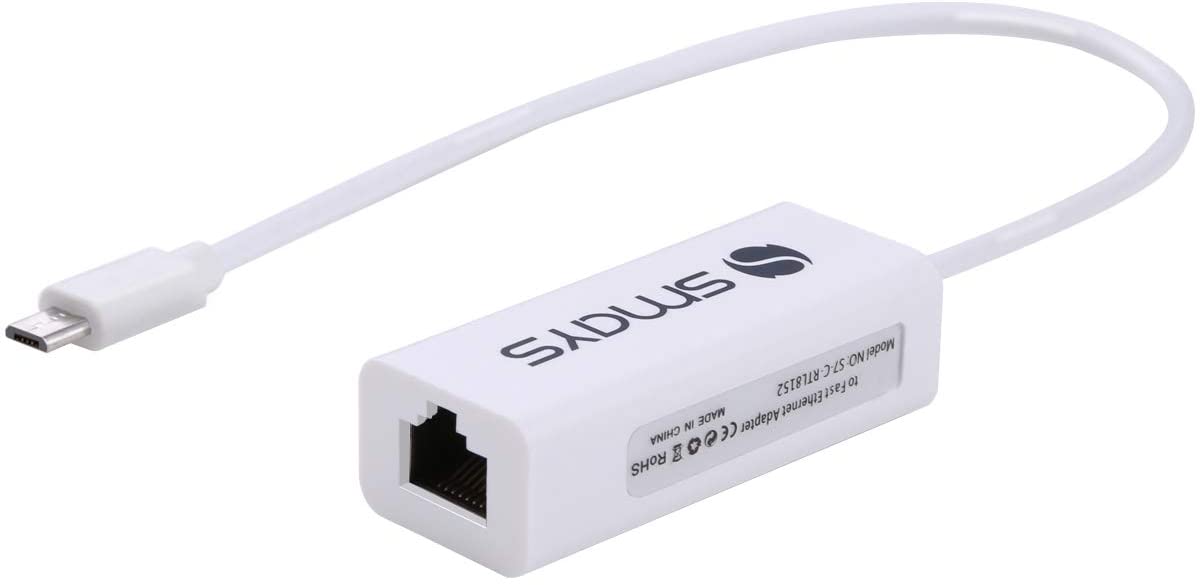 Adapter micro-USB ke kabel ethernet