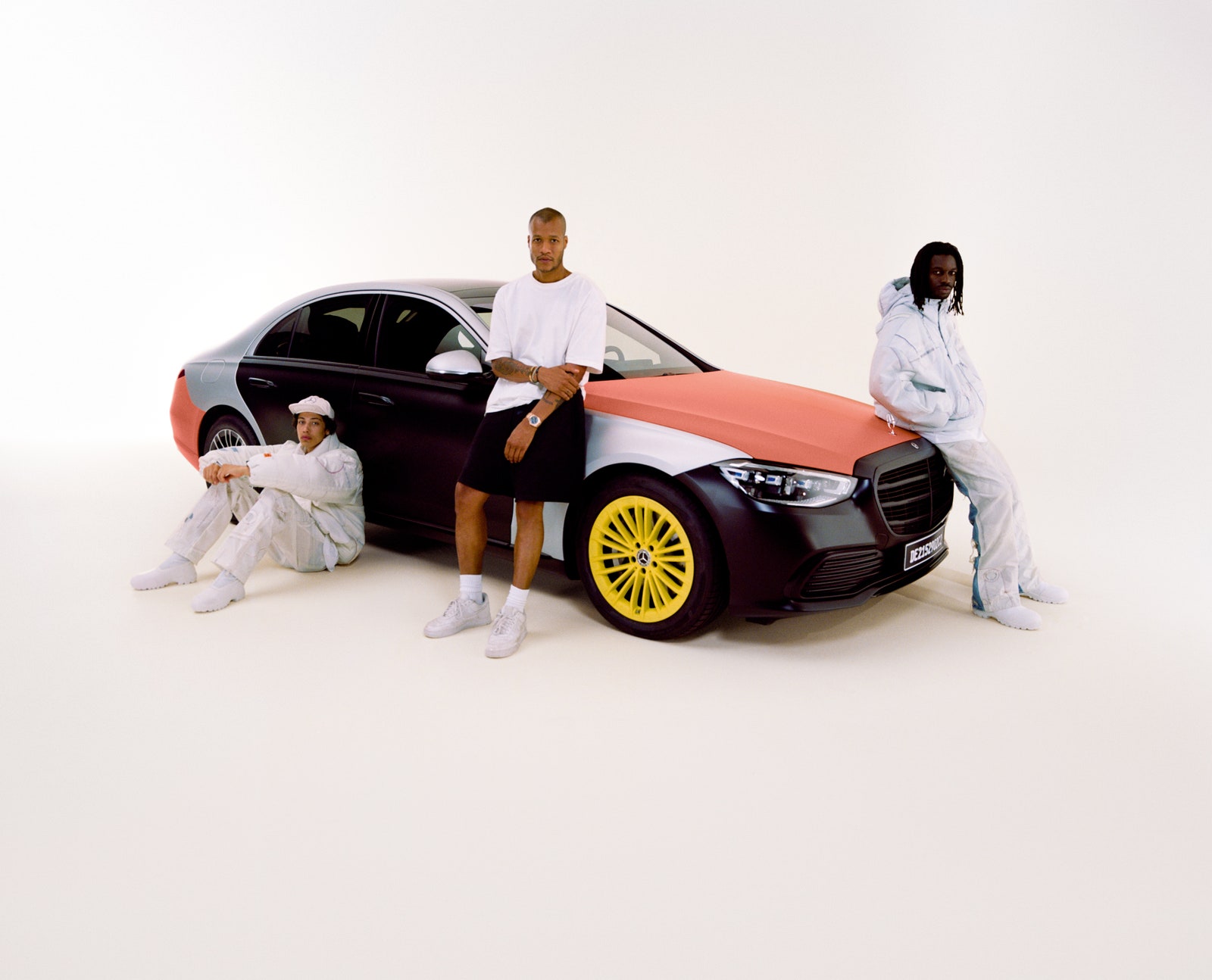 Kolaborasi Mercedes Benz dan Heron Preston 'Inspired by 40 years of Airbag' (Dok. Thibaut Grevet, Mercedes Benz)
