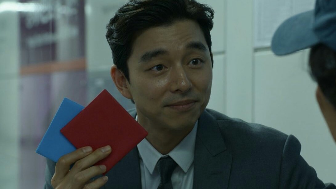 Aktor Gong Yoo tampil sebagai cameo di episode perdana Squid Game. (Dok. Netflix)