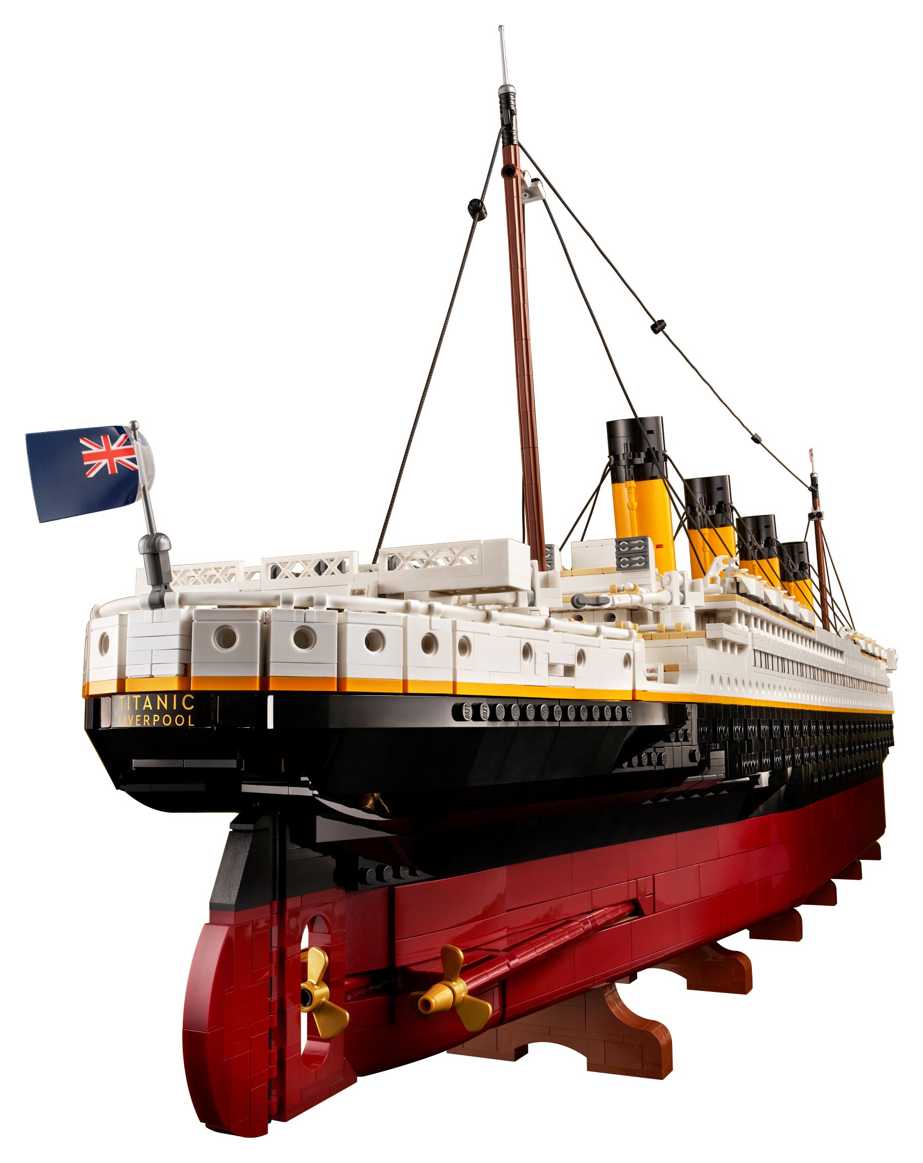 Detil Eksterior & Interior Miniatur LEGO RMS Titanic. (Dok. LEGO Group)