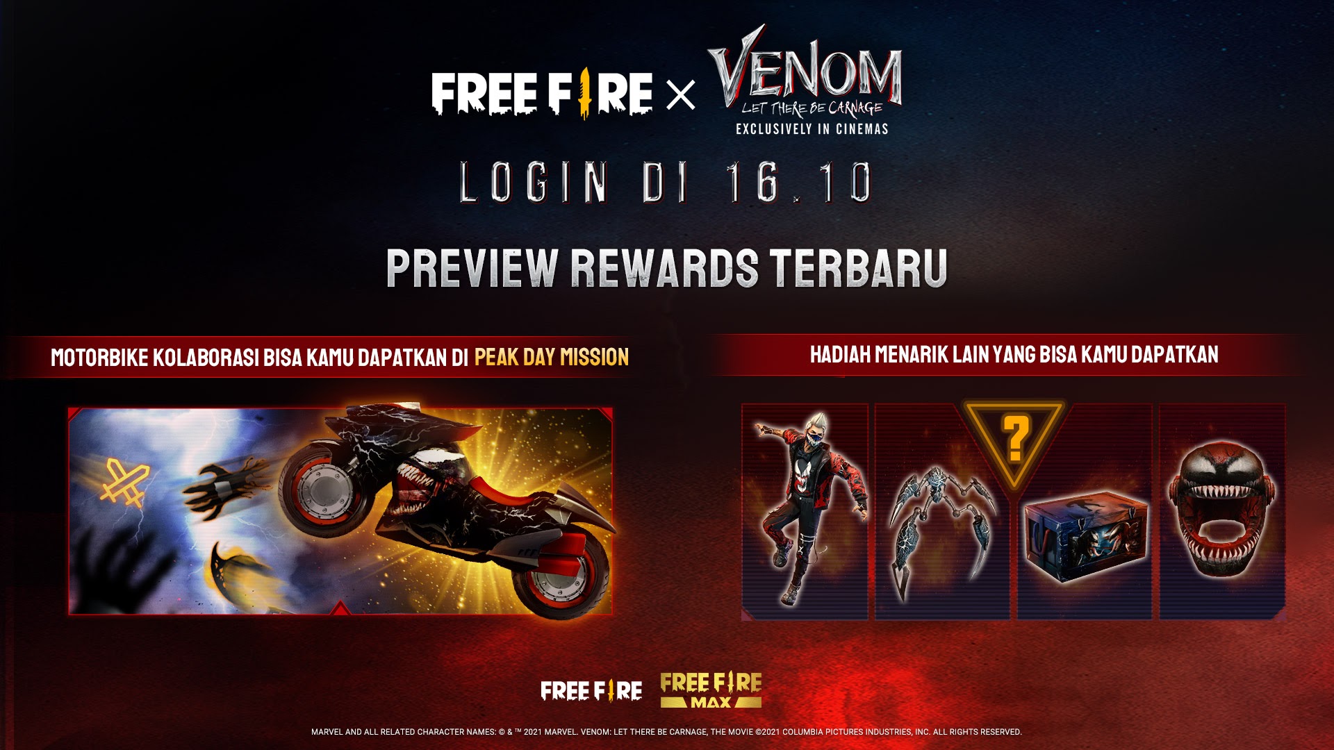 Free Fire x Venom (Garena) 