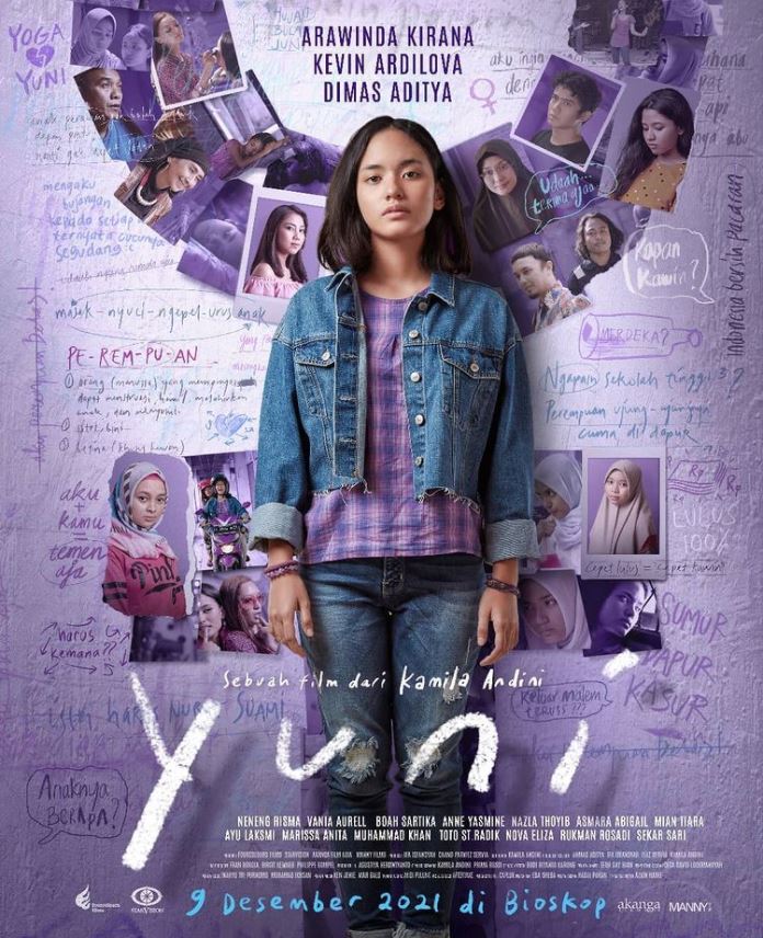 Poster resmi film Yuni (Dok. Four Colours Films)