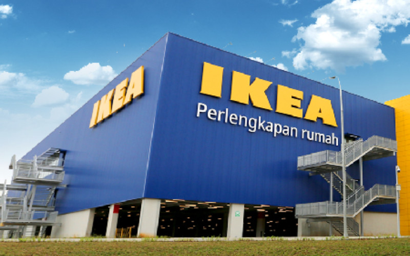 Ilustrasi gerai IKEA