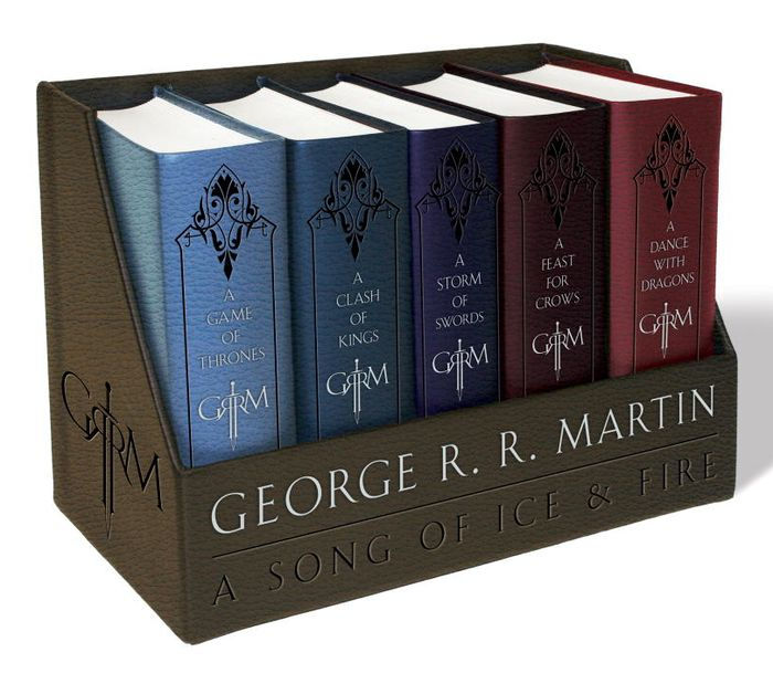Seri buku George R.R. Martin, A Song of Ice & Fire. (Dok. Barnes & Noble)