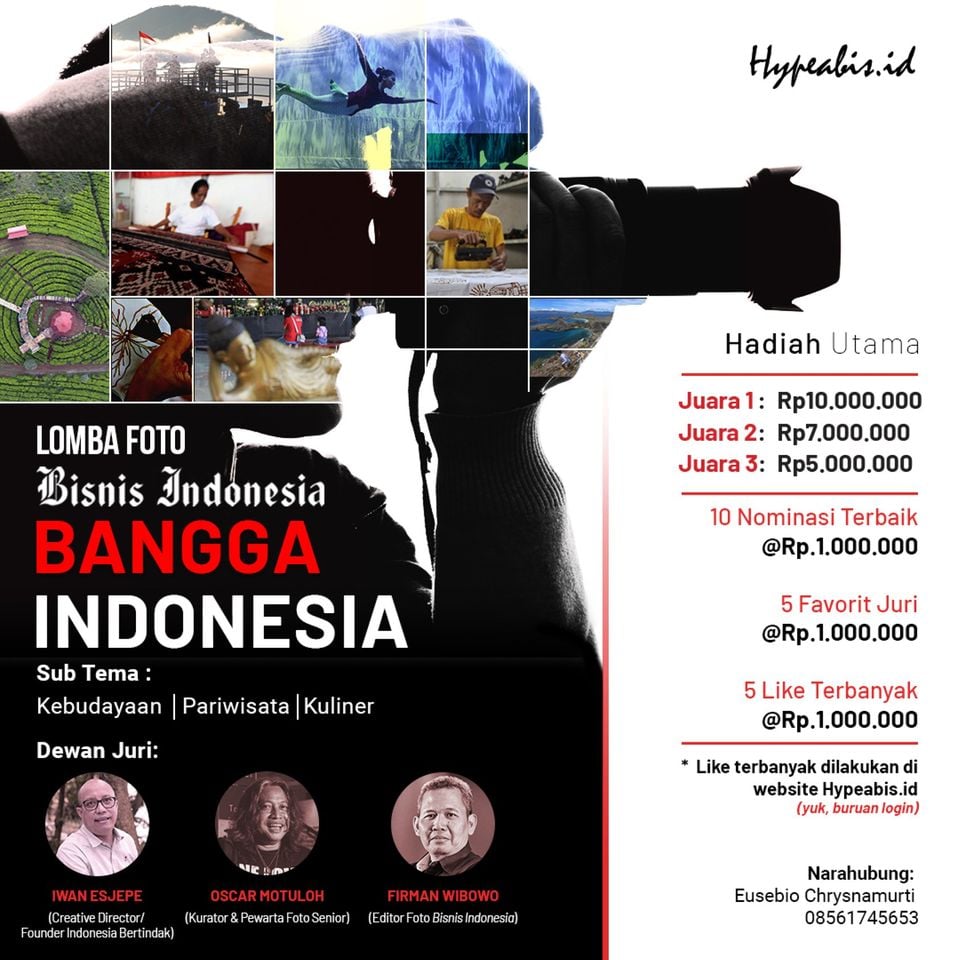 Lomba Foto Bangga Indonesia Bisnis Indonesia (dok: Hypeabis)