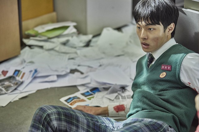 Karakter Lee Cheong-san (Yoo Chan-young) dalam All of Us Are Dead. (Dok. Netflix)