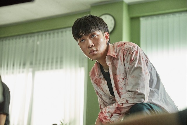 Karakter Yoon Gwi-nam (Yoo In-soo) dalam All of Us Are Dead. (Dok. Netflix)