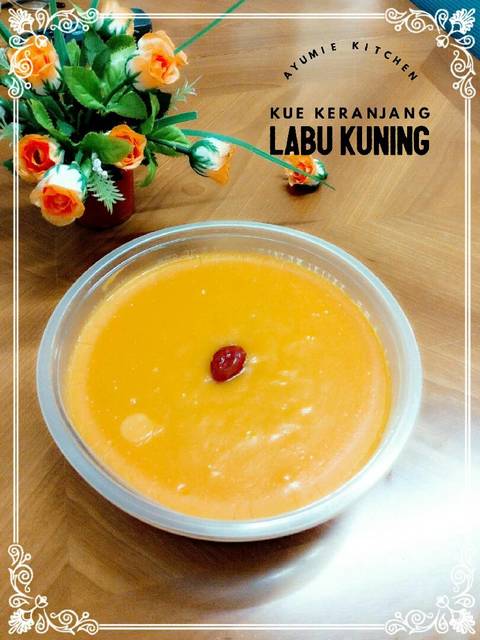 Kue keranjang labu kuning (Dok: cookpad.com/@AYUMIE KITCHEN)