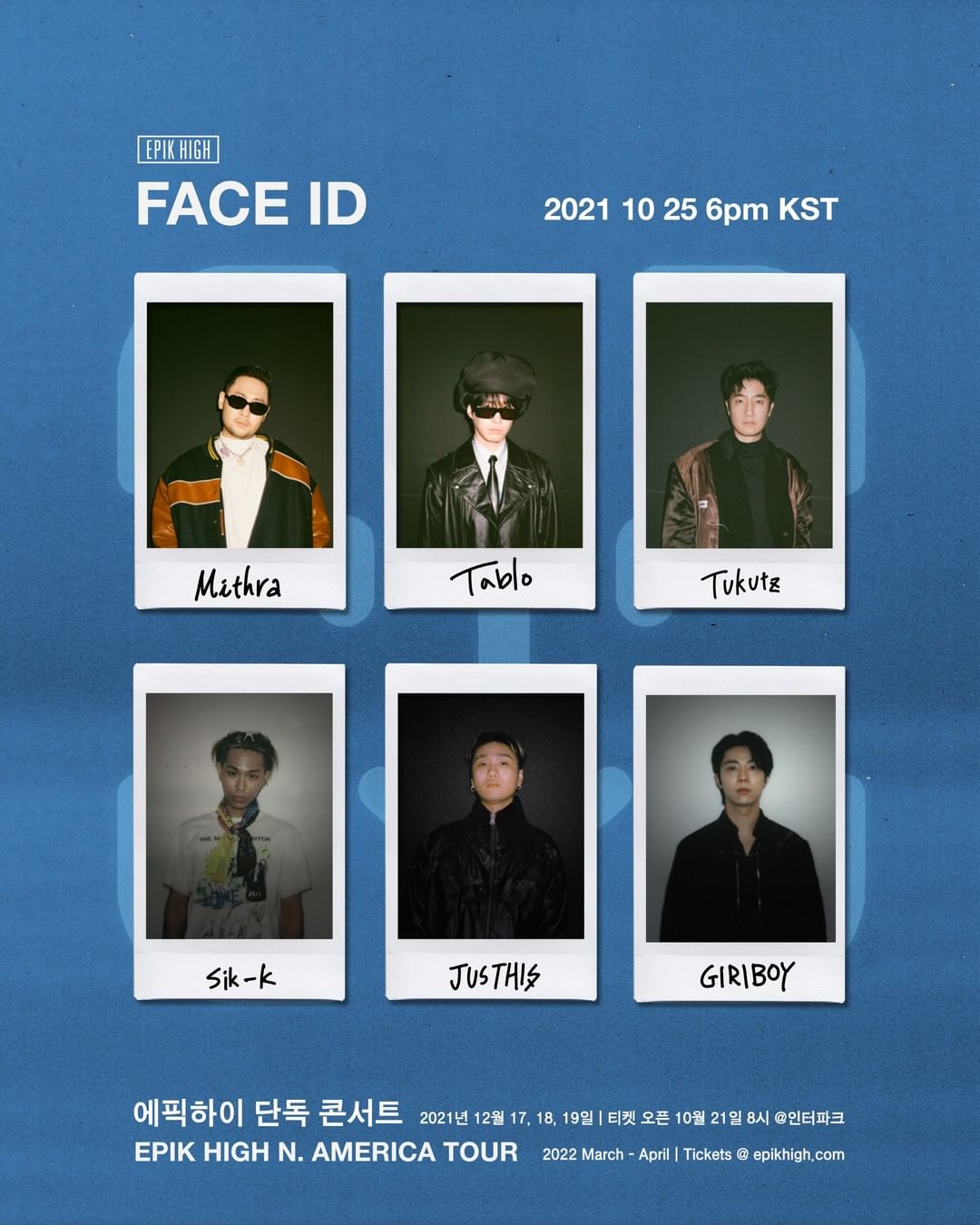 Lineup featuring single Face ID. (Dok. Instagram @blobyblo)