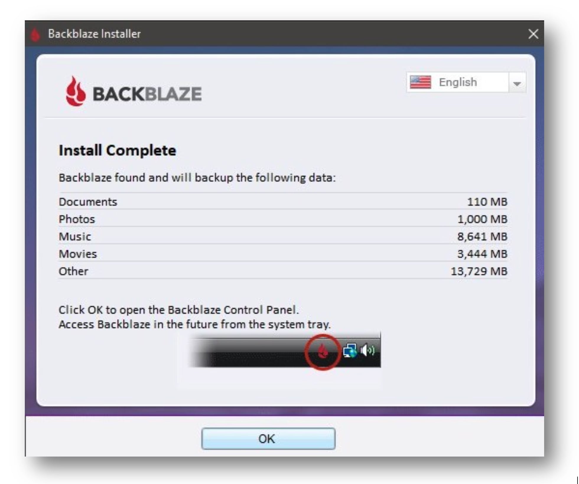 Backup ke layanan daring Backblaze