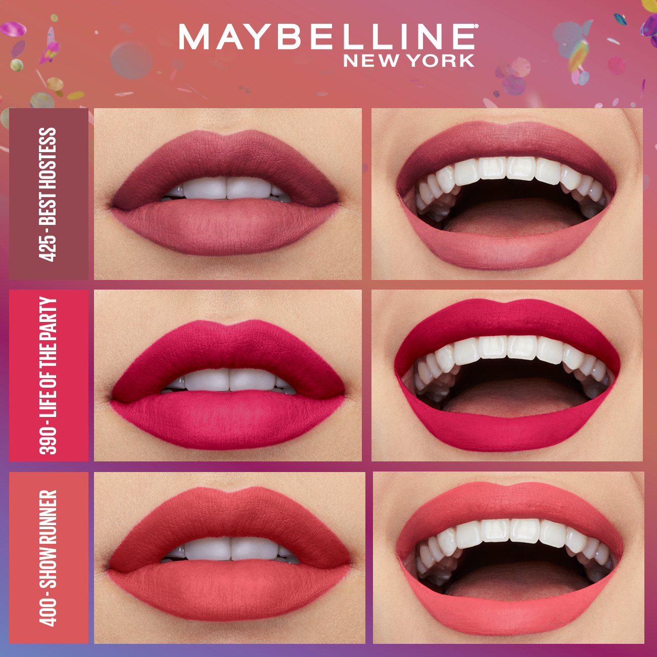 Pilihan warna baru Maybelline Superstay Matte Ink (Dok. Maybelline)