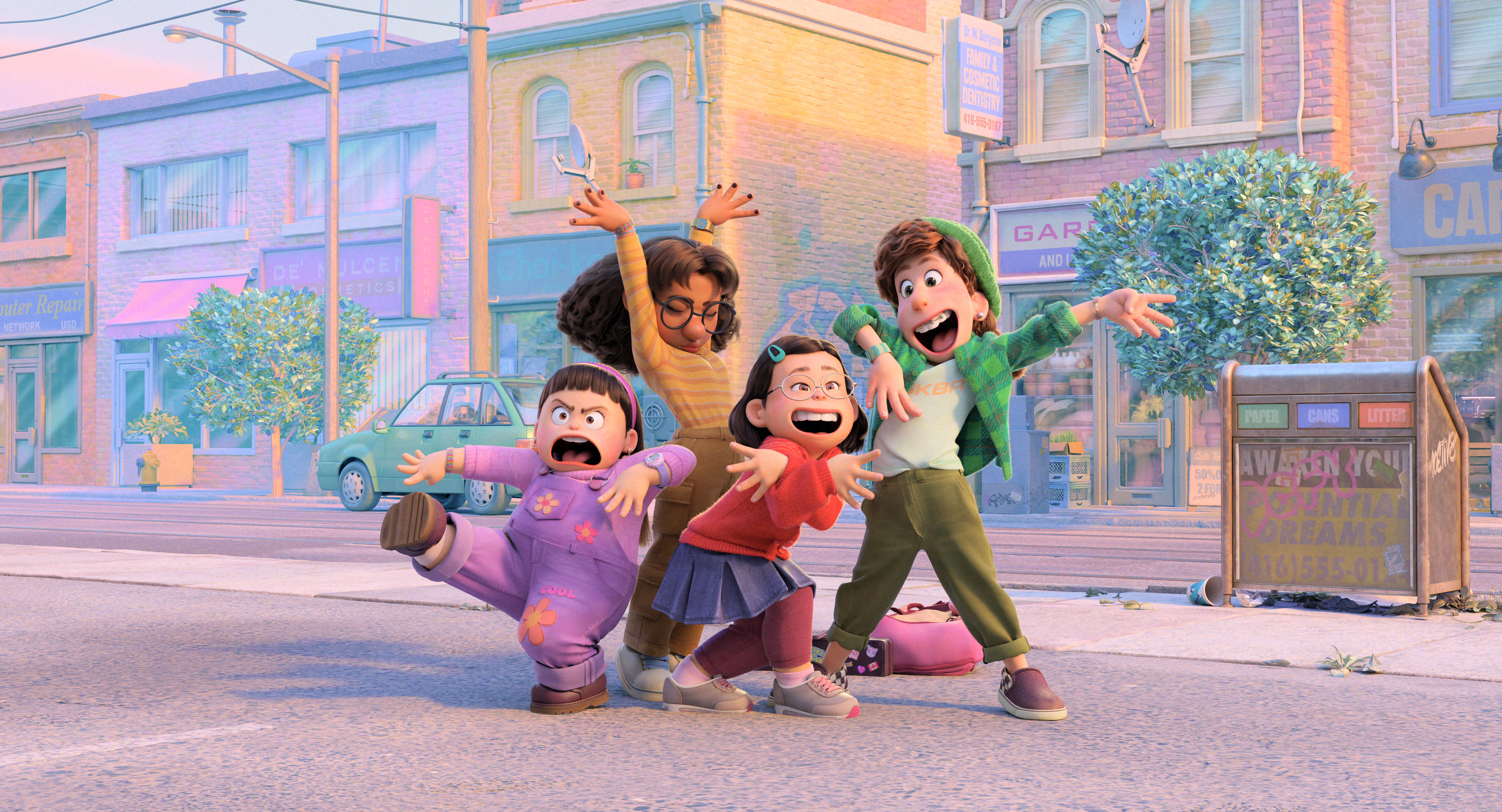 Cuplikan film Turning Red. (Sumber gambar: Disney/Pixar)