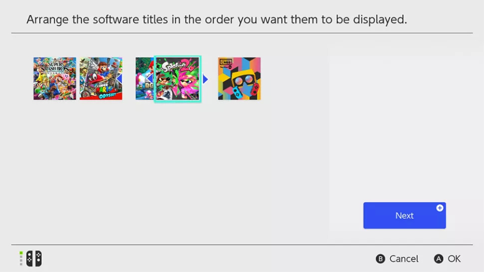 Fitur Folder Nintendo Switch (Sumber gambar: Nintendo)