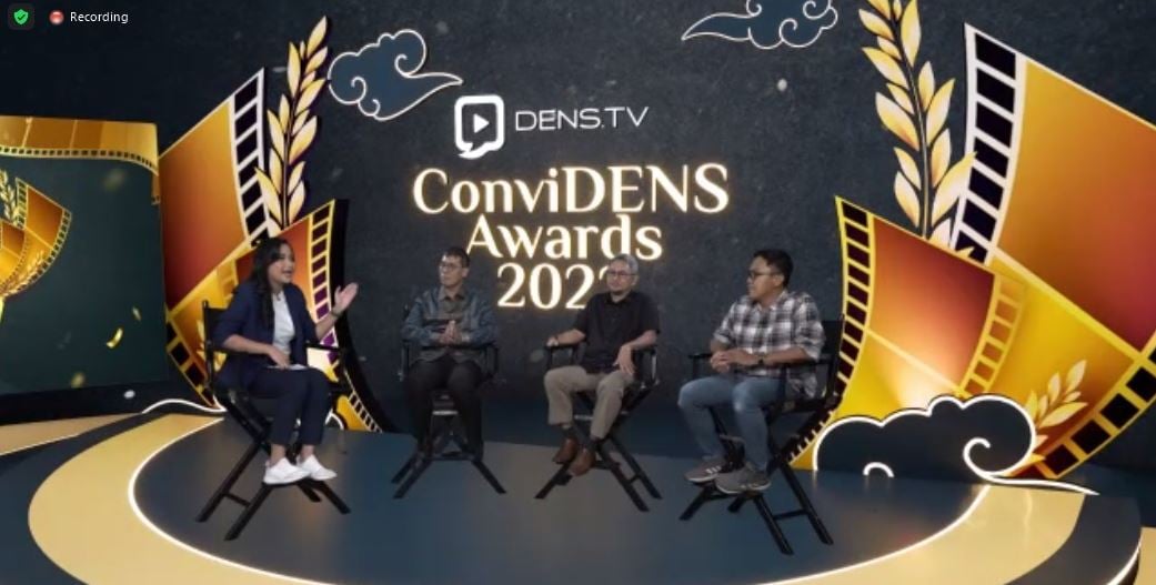 Acara ConviDENS Awards 2022, Kamis (24/3/2022)-Sumber gambar: Dens TV