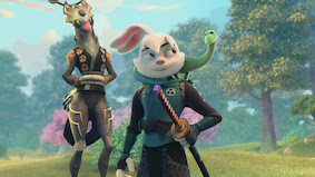 Cuplikan serial Samurai Rabbit: The Usagi Chronicles. (Sumber gambar: Netflix)