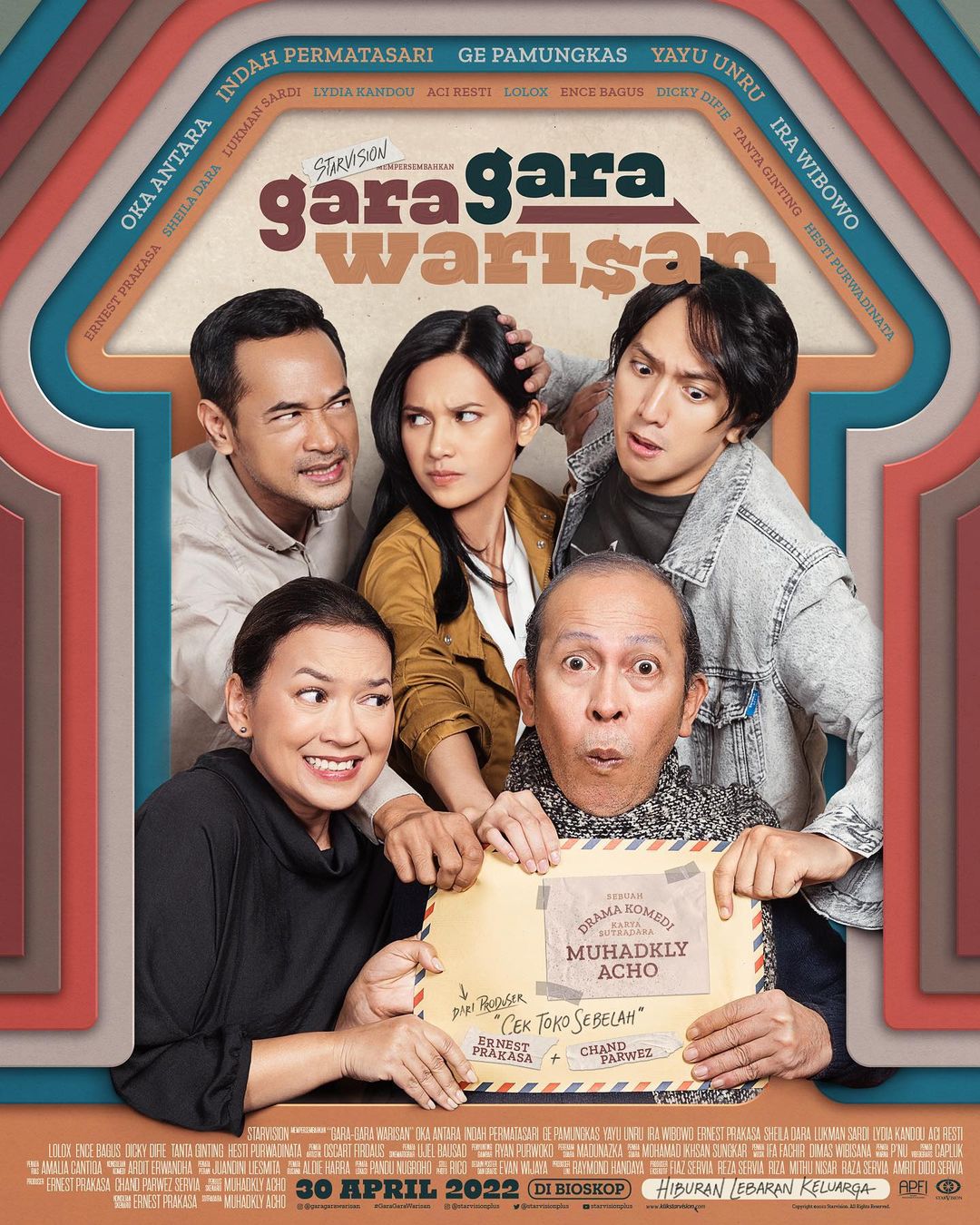 Poster film Gara-Gara Warisan (Sumber gambar: Starvision)