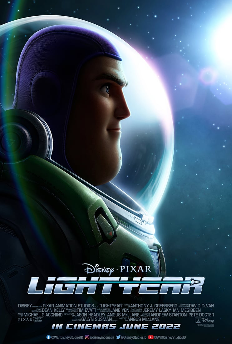 Poster film Lightyear. (Sumber gambar: Disney/Pixar)
