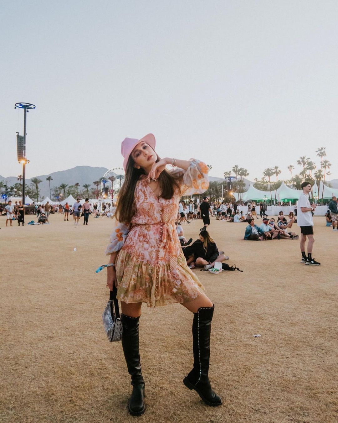 Luna Maya saat datang ke Coachella (Sumber gambar: Luna Maya/Instagram)