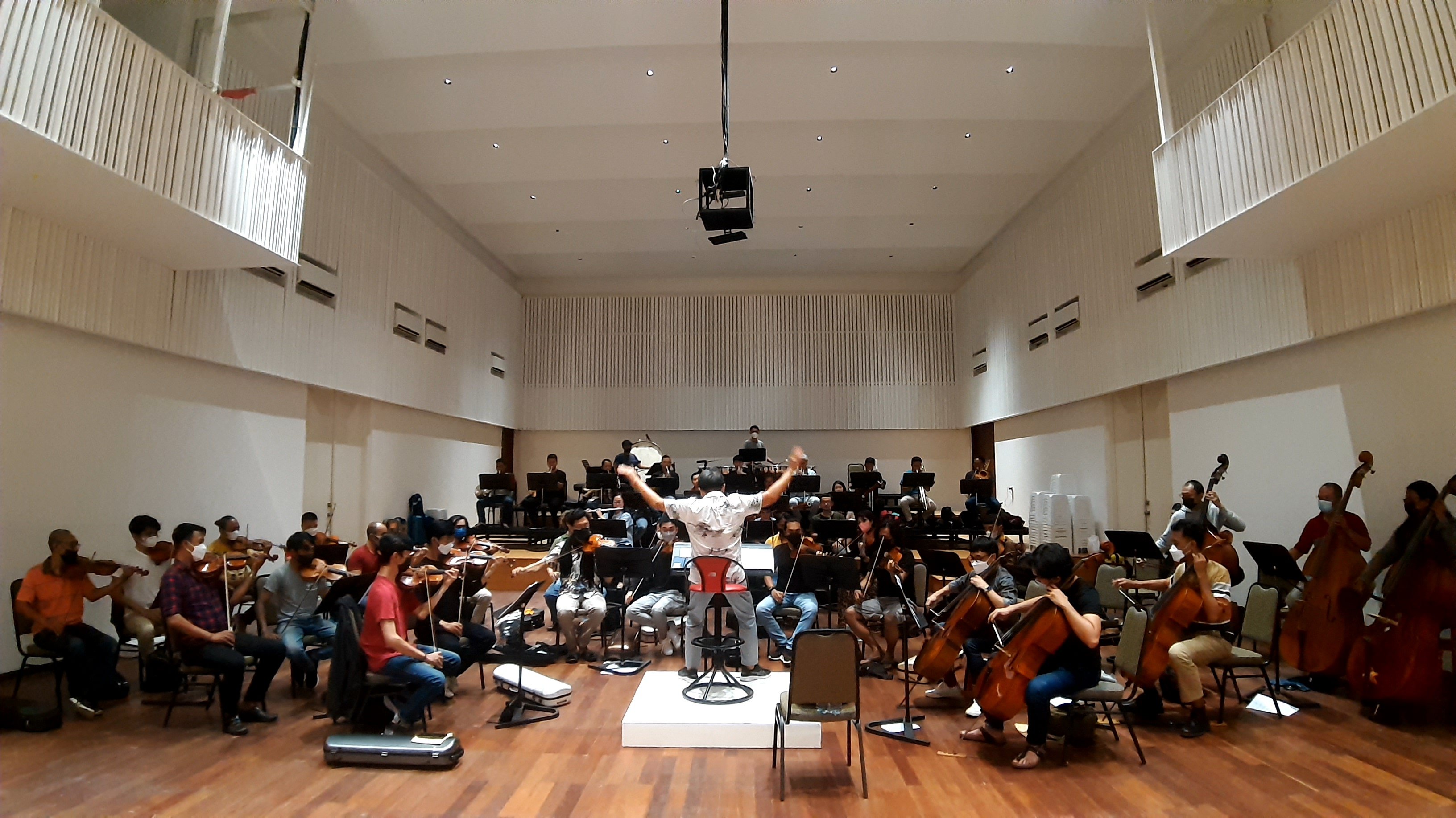 Suasana latihan (Sumber gambar: Jakarta Concert Orchestra)