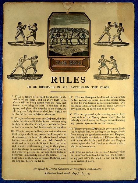 Broughton Rules. (Sumber gambar: Picasa/Wikimedia Commons)