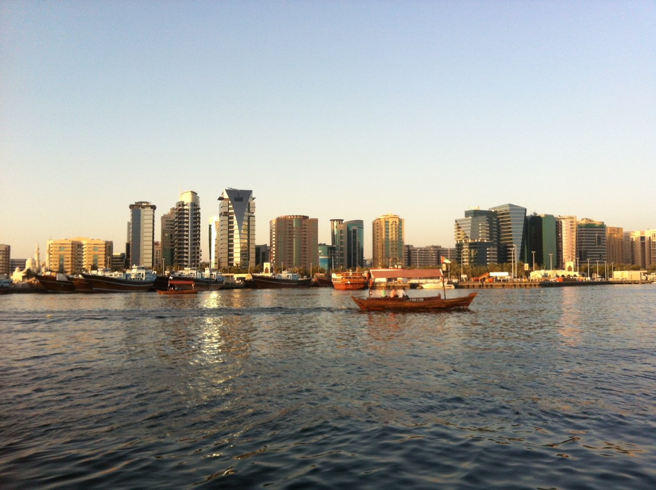 Panorama di anak sungai Deira, Dubai, UEA. (Sumber gambar Hypeabis/Roni)