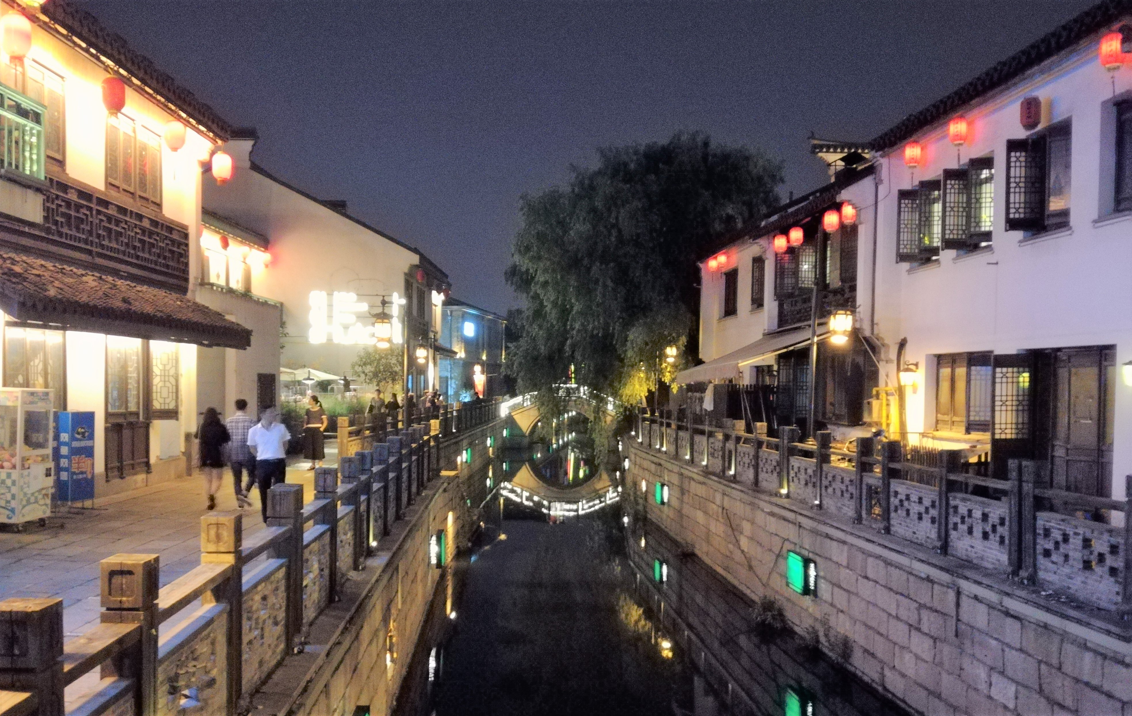 Salah satu sudut kanal di Wuxi (sumber gambar: Hypeabis/Roni Yunianto)