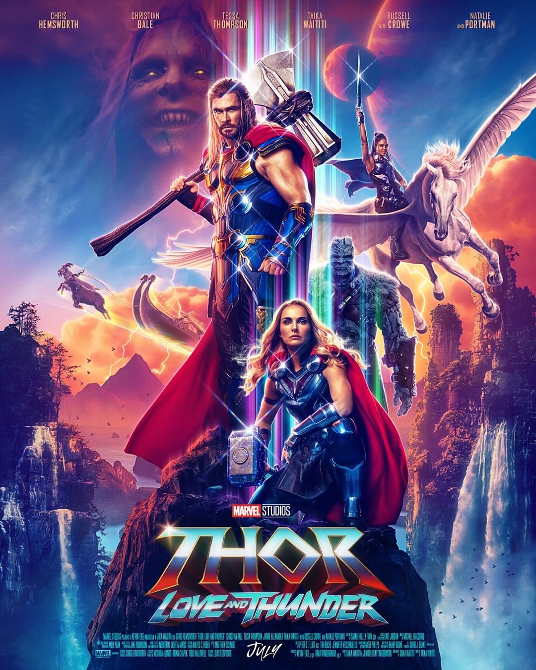 Poster film Thor: Love and Thunder (Sumber gambar: Marvel Studios)