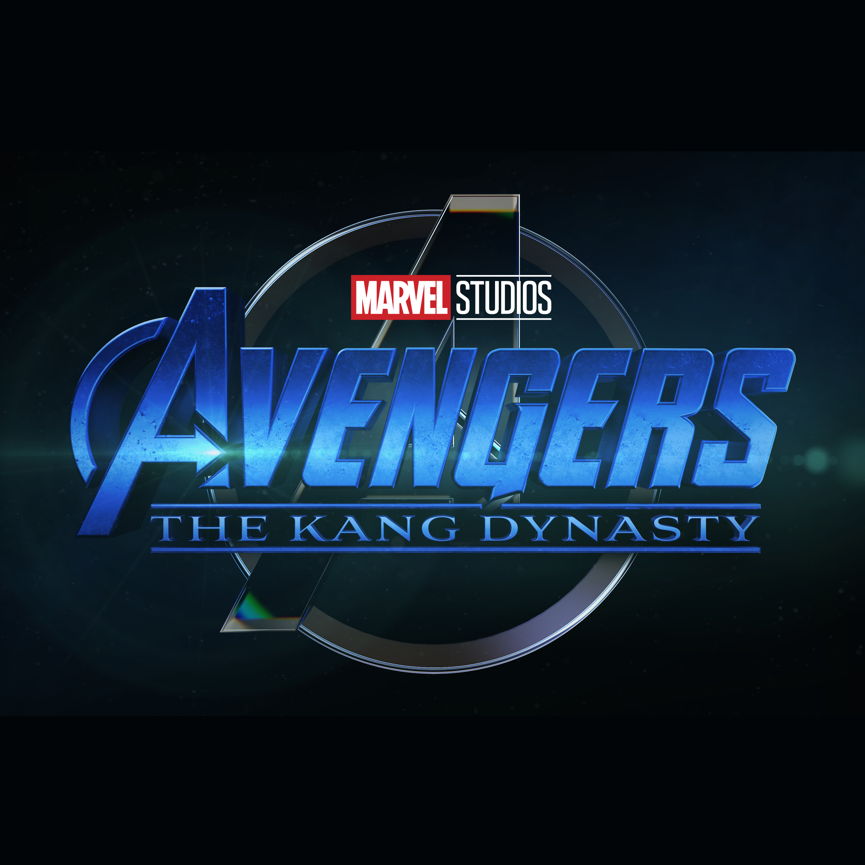 Logo Avengers: The Kang Dynasty dari Fase 6 Marvel Cinematic Universe (MCU). (Sumber gambar: Marvel Studios)