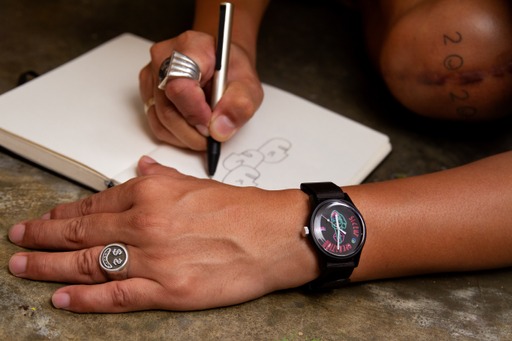 Jam tangan kolaborasi Timex dan Hahan. (Sumber gambar : Timex)