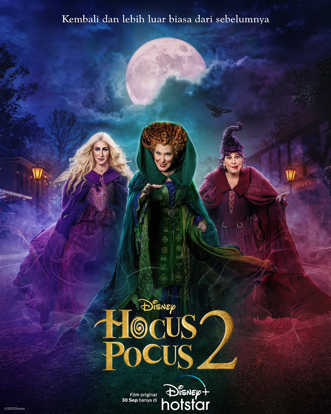 Poster Hocus Pocus 2 (Sumber gambar: Disney+ Hotstar)