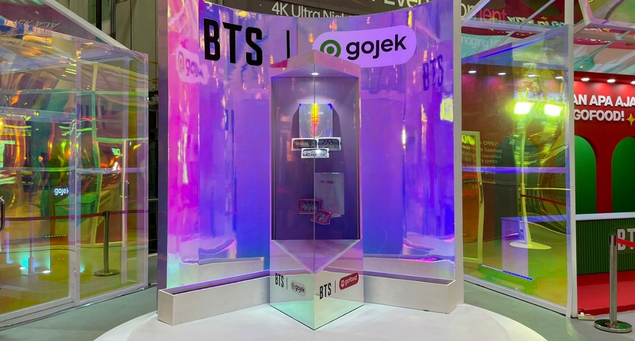 BTS Gojek Instalation di Mal Gandaria City (Sumber gambar : Gojek))