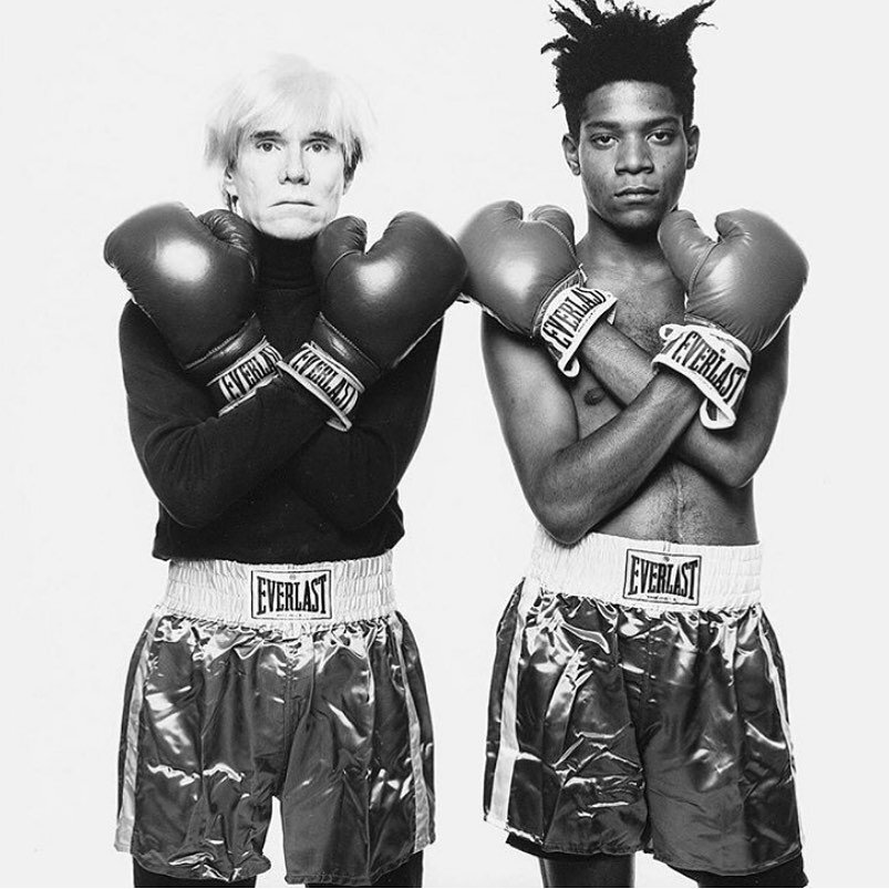 Warhol dan Basquiat (sumber Instagram)