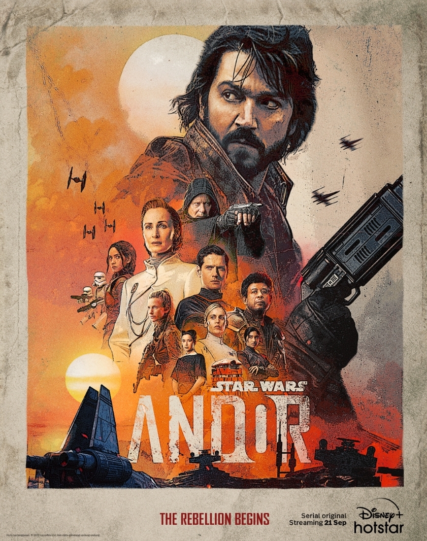 Poster serial Andor (Sumber gambar: Disney+ Hotstar)