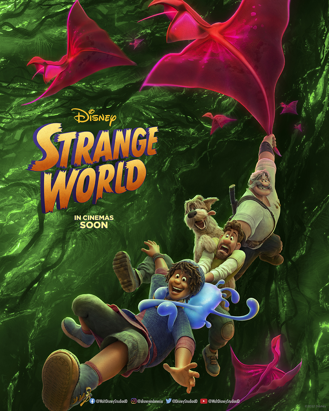 Poster film Strange World (Sumber gambar: Walt Disney Animation Studios)