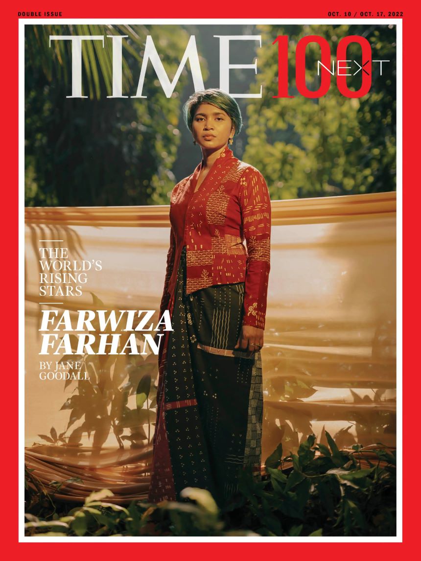 Farwiza Farhan di Cover Majalah Time/Time