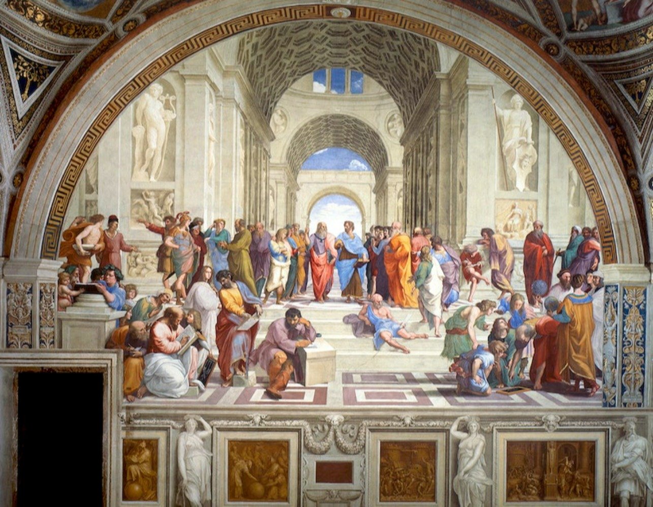 The School of Athens (Sumber gambar: Raw Pixels)