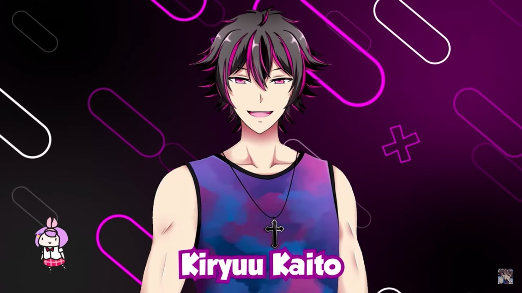Karakter Vtuber Kiryuu Kaito. (Sumber gambar: Channel Youtube Kiryu Kaito)