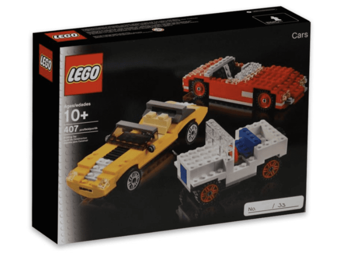 Lego Cars. (Sumber gambar: LEGO)
