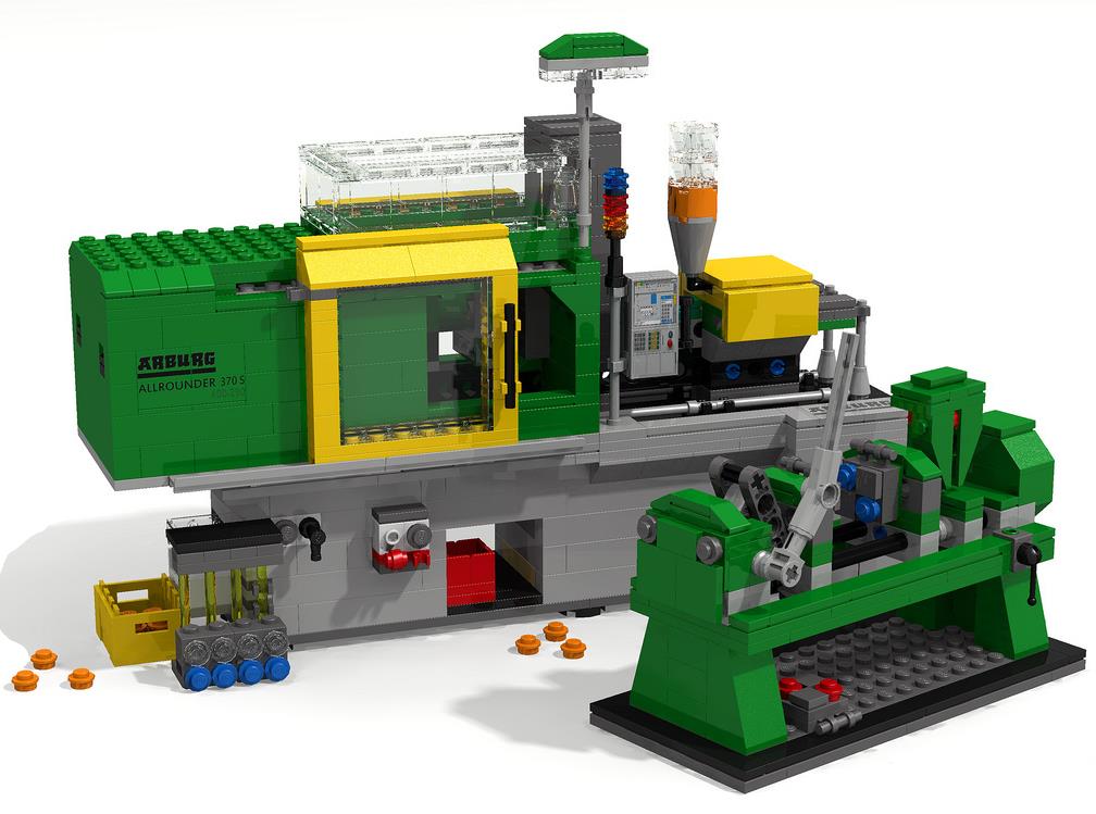 Moulding Machines. (Sumber gambar: LEGO)
