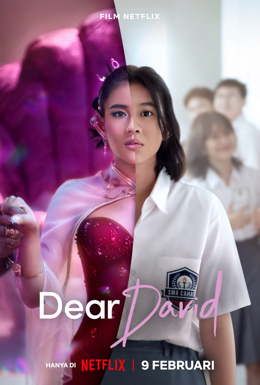 Poster teaser film Dear David. (Sumber gambar: Netflix)